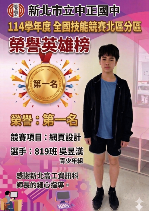 第56屆全國技能競賽北區分區~網頁設計